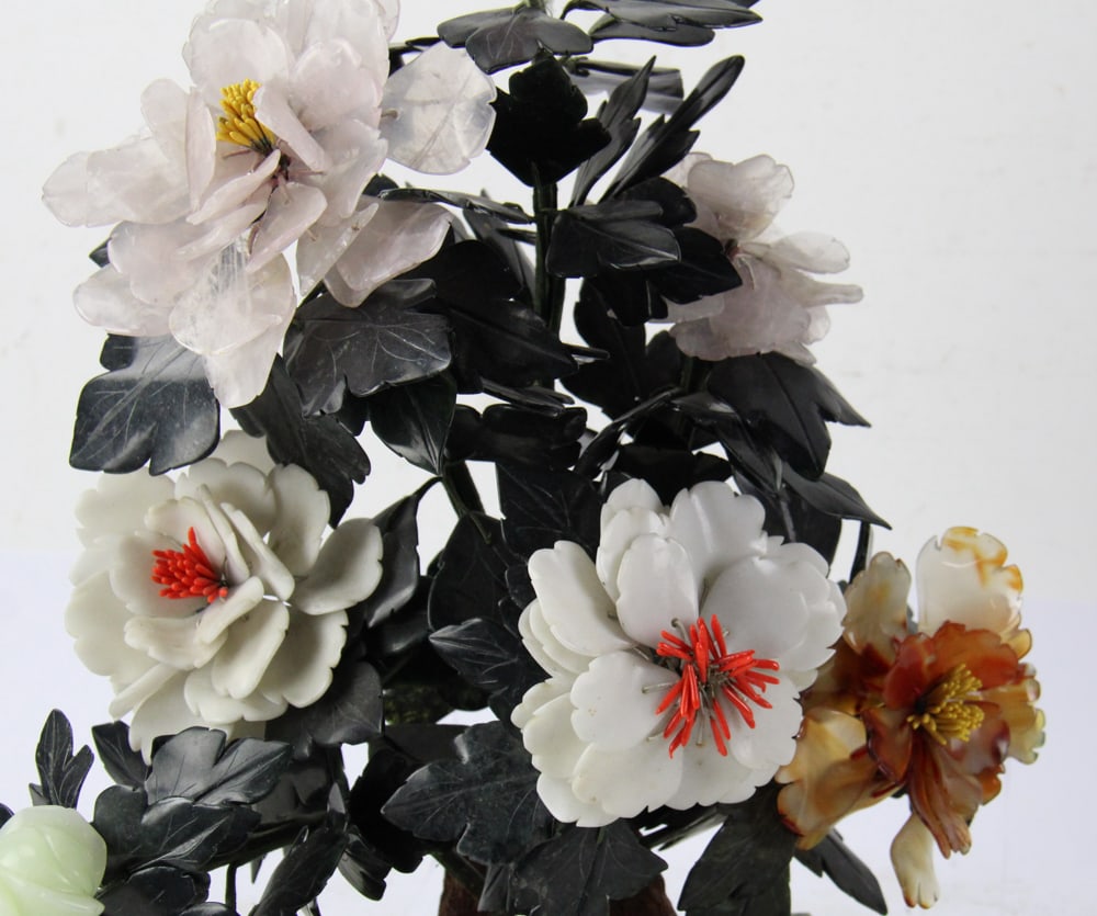 Chinese Hardstone Flowers - 3