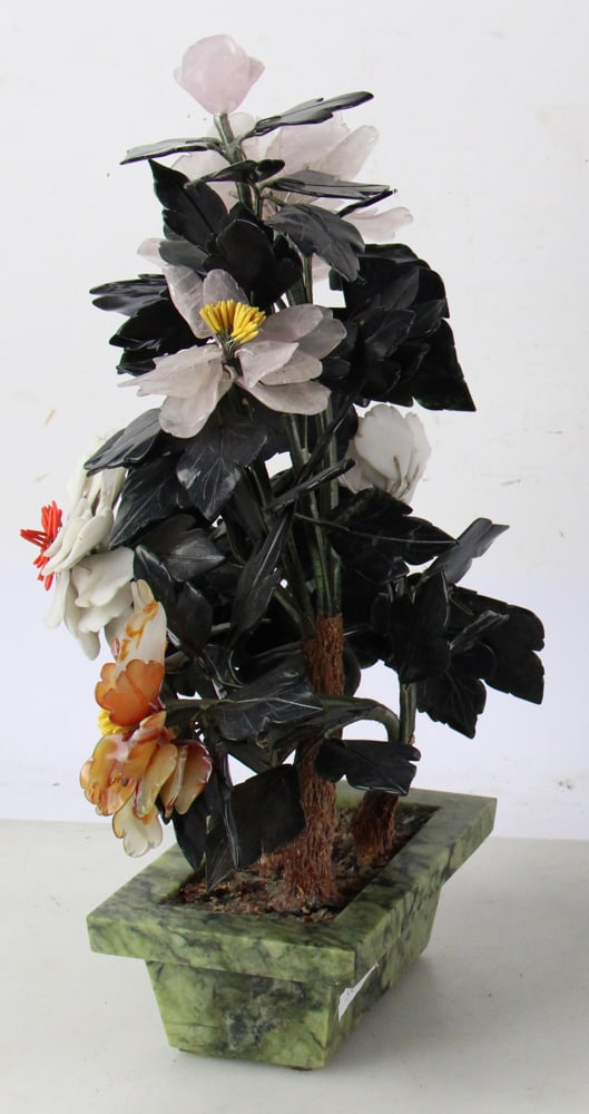 Chinese Hardstone Flowers - 5