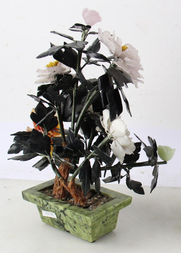 Chinese Hardstone Flowers - 6