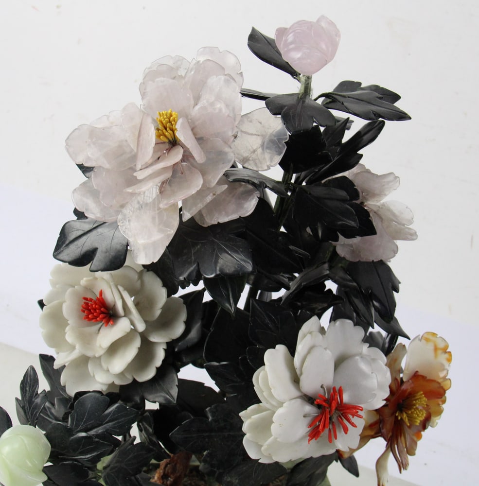Chinese Hardstone Flowers - 8