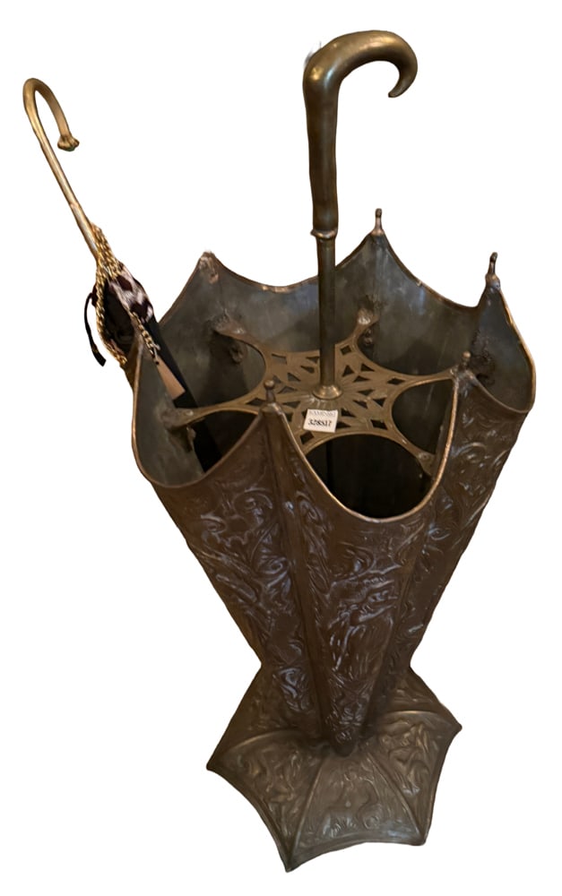 Brass Umbrella Stand (1 of 2)