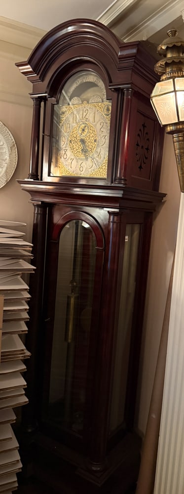 Sowd and Dotter NY Mahogany Grandfather Clock (1 of 4)