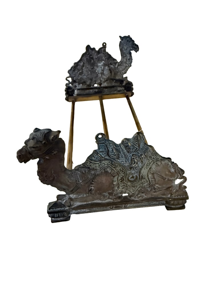 Antique Brass Camel Bookends (1 of 2)