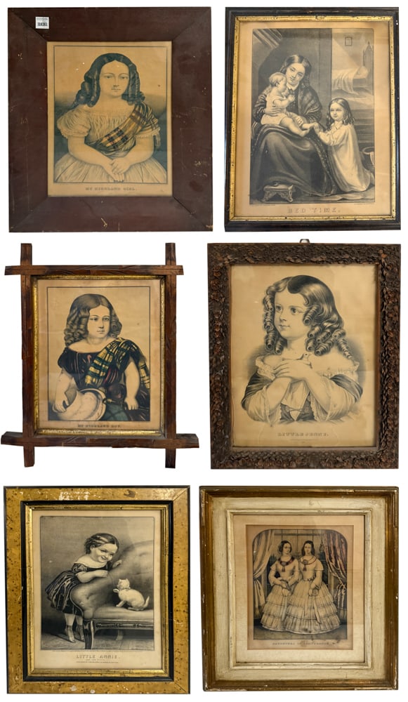 Currier and Ives Prints (1 of 6)