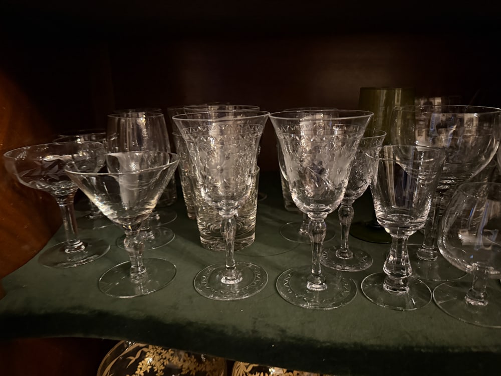 Assorted Glassware Crystal Stemware Large Collection - 4