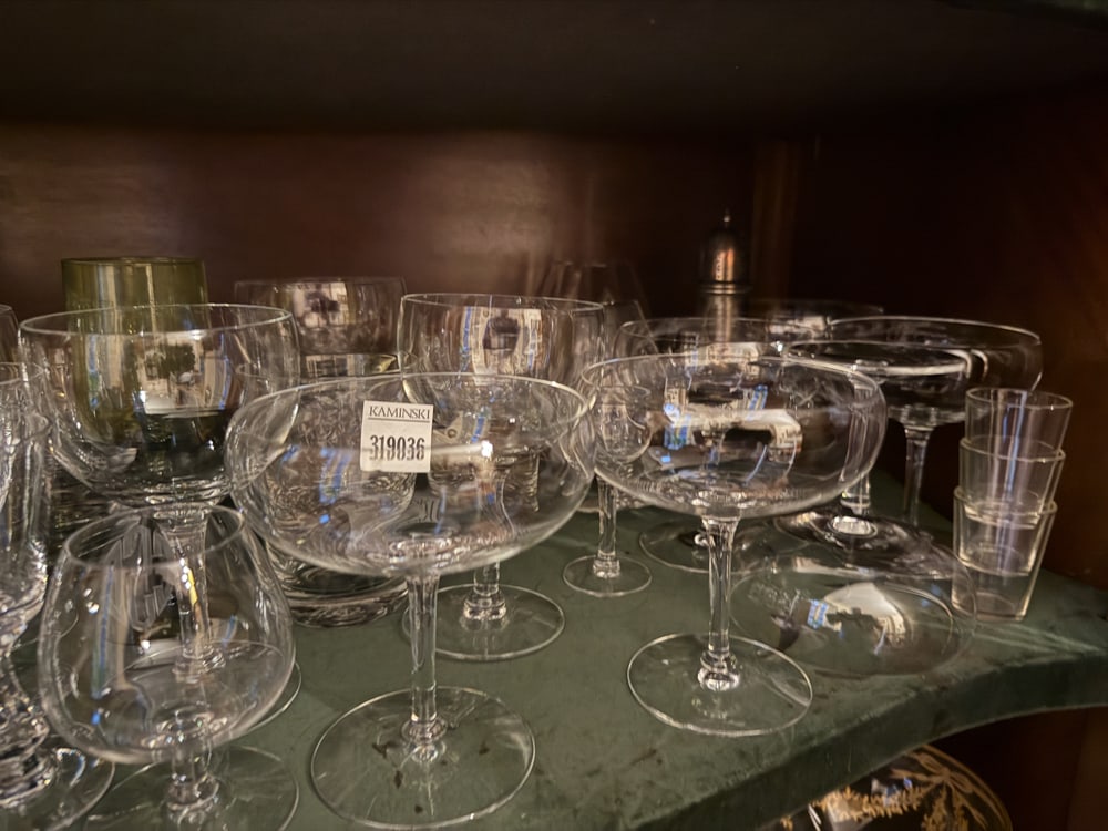 Assorted Glassware Crystal Stemware Large Collection - 5