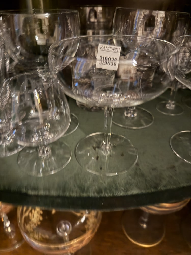 Assorted Glassware Crystal Stemware Large Collection - 6