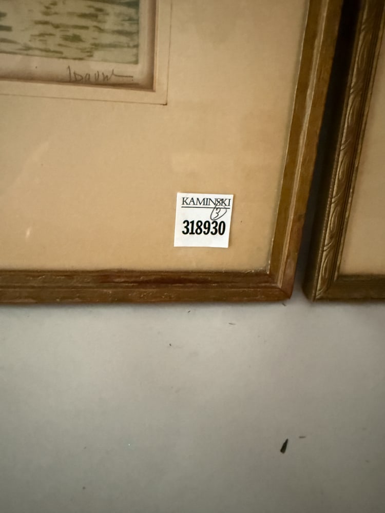 Three Framed Prints - 2