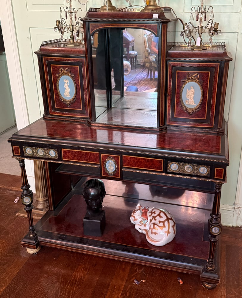 Napoleon II Display Cabinet, Jasperware Plaques (1 of 3)