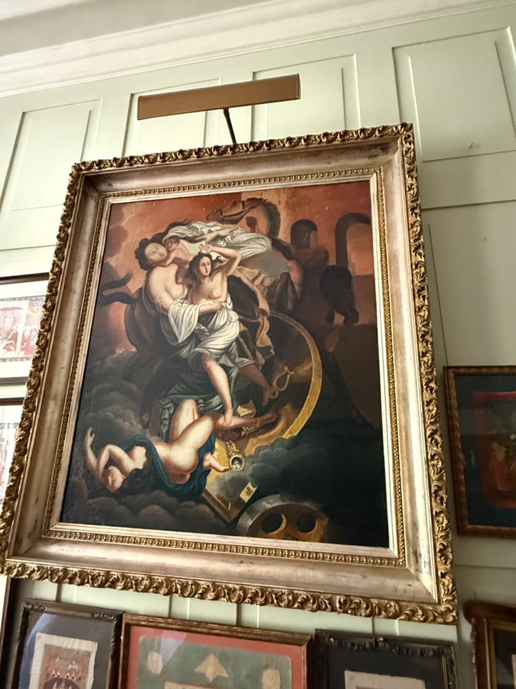19thC Oil Painting, Allegorical Scene (1 of 2)
