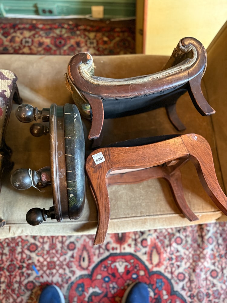 Three Assorted Stools - 2