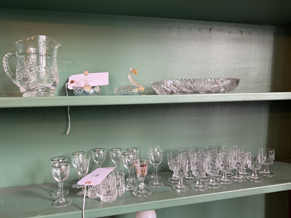 Large Group of Assorted Cordial Glasses, Glassware (1 of 2)