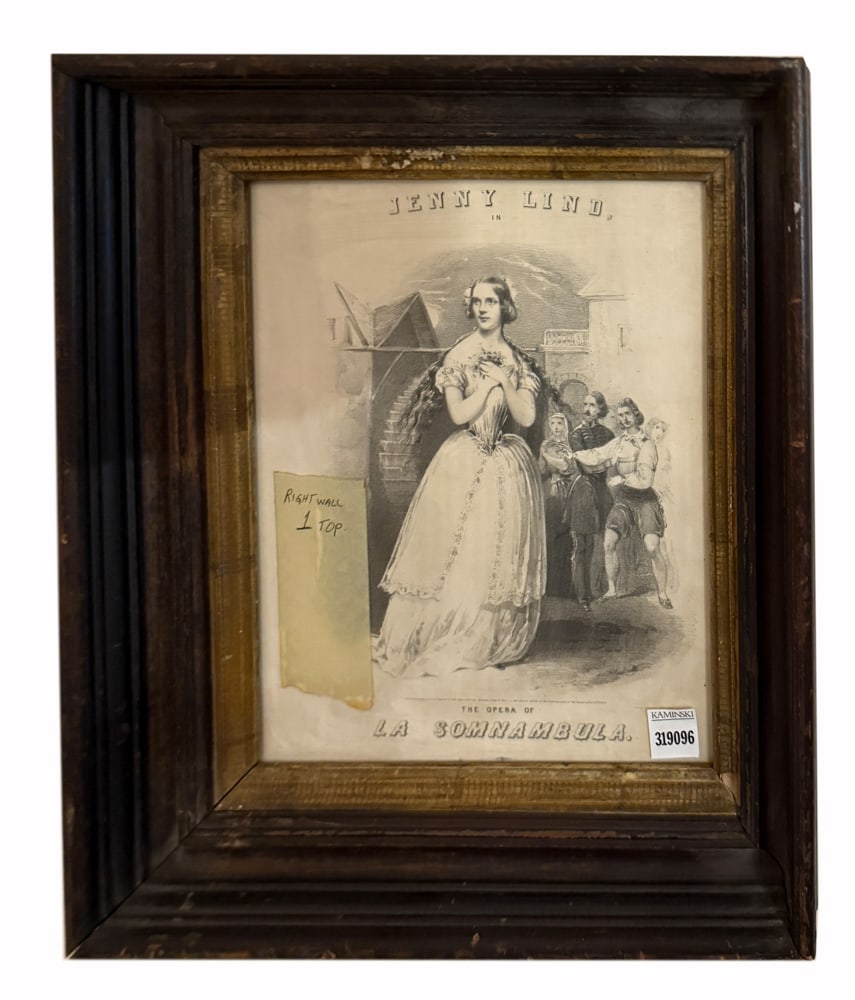 Jenny Lind Print, "La Somnambula" (1 of 3)