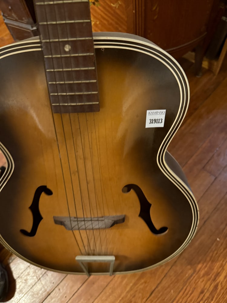 Vintage Semi-hollow Acoustic Guitar by Harmony - 3