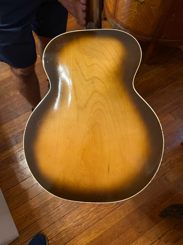 Vintage Semi-hollow Acoustic Guitar by Harmony - 4
