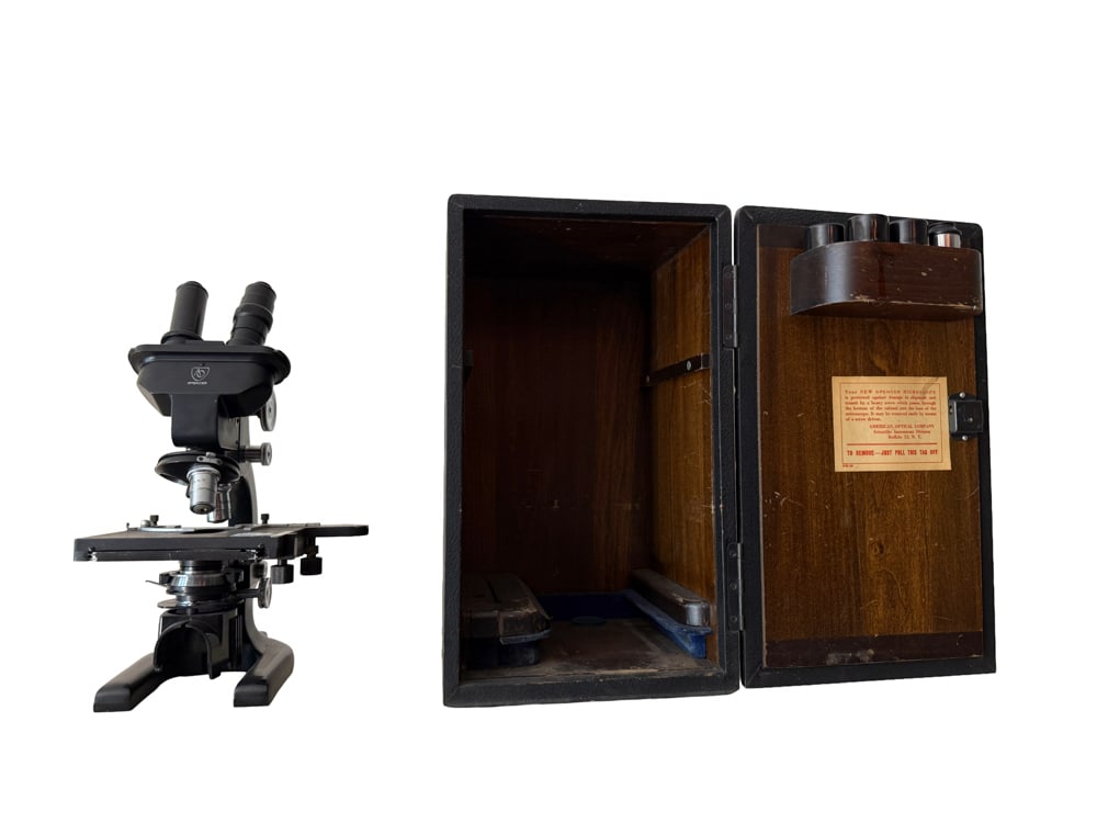 Spencer Microscope In Case (1 of 3)