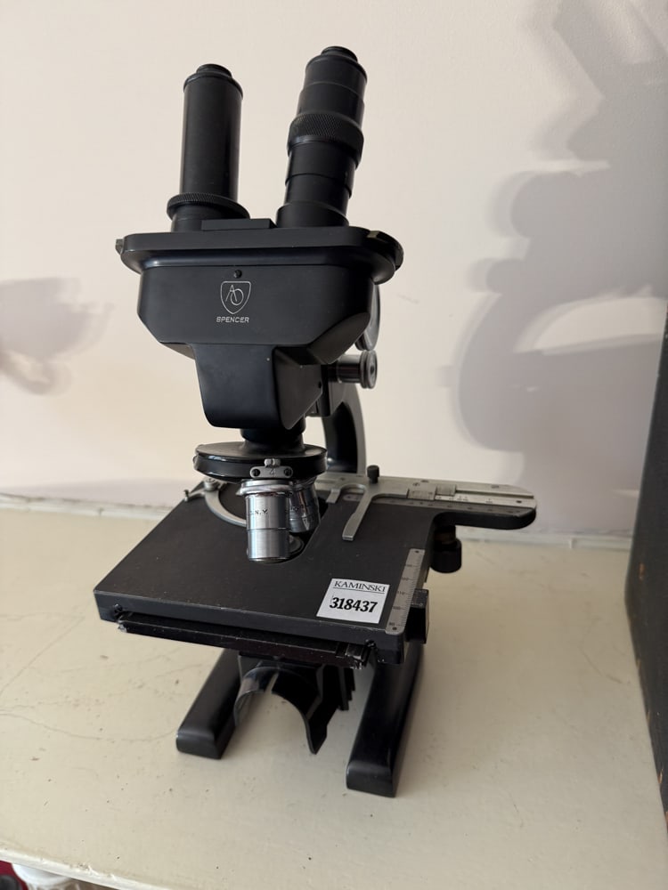 Spencer Microscope In Case - 2