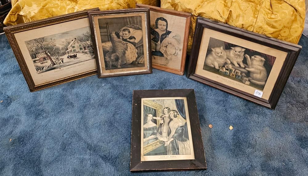 Currier and Ives Prints (1 of 3)