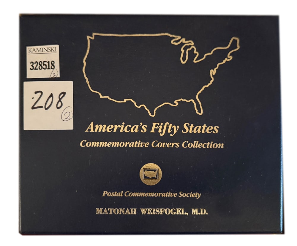 Group of American 50 States First Day Covers Stamps: Group of American 50 states first day covers stamps. NOTE: Item to be picked up at 62 East 80th St., New York, NY. Deadline for pick-up is July 31st. Please call our front desk at 978-927-2223 to sche