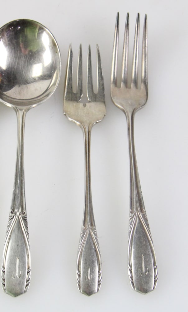 Assorted Silver Flatware - 10