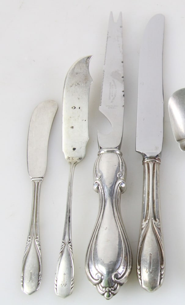 Assorted Silver Flatware - 8
