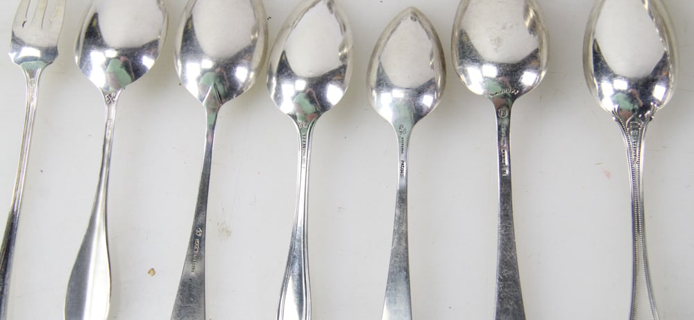 Assorted Sterling Flatware and Child's Cup - 13
