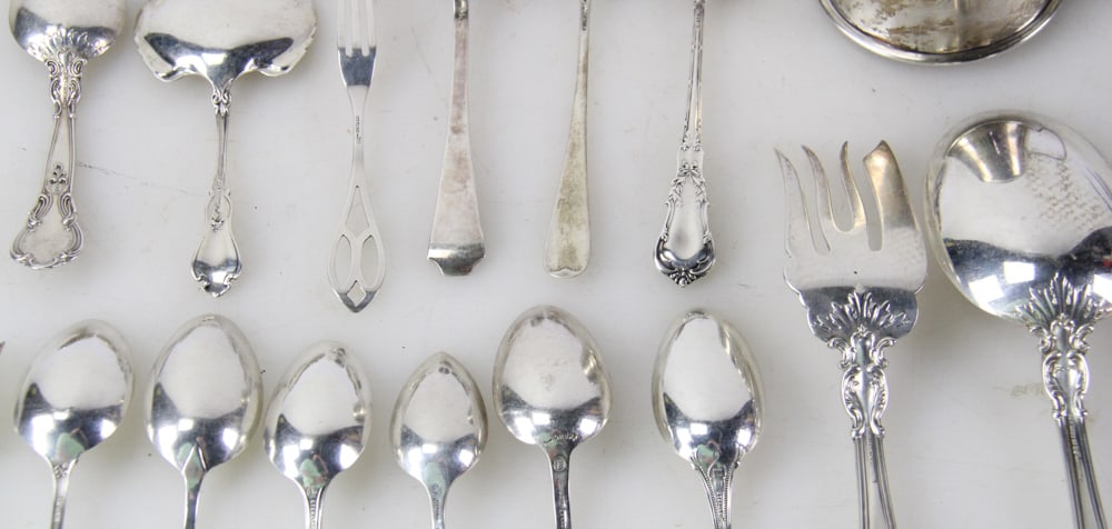 Assorted Sterling Flatware and Child's Cup - 14