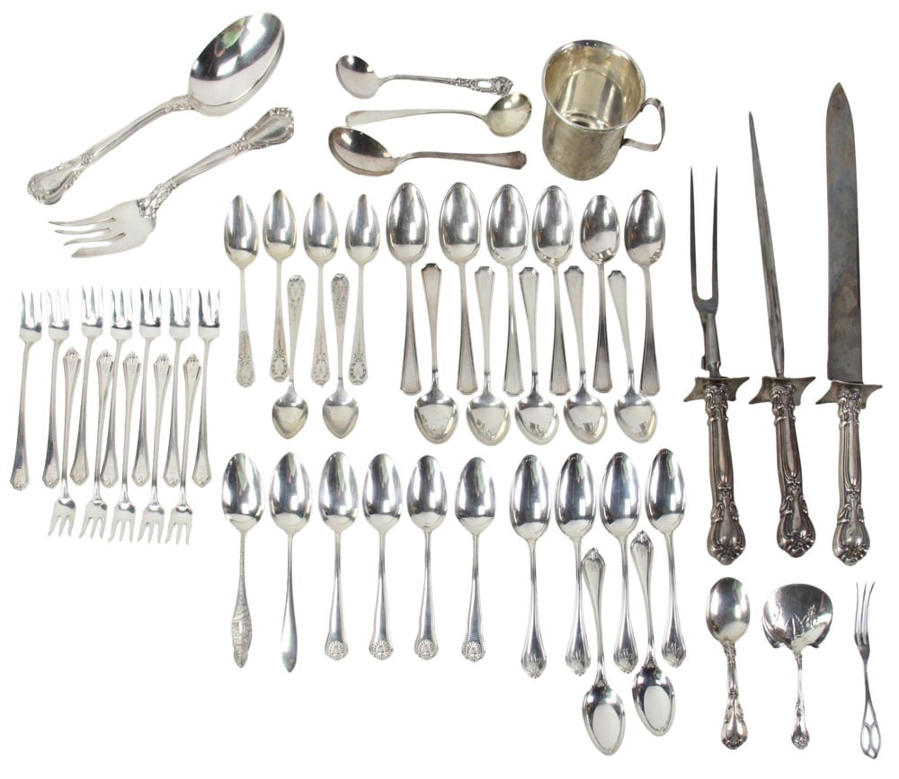 Assorted Sterling Flatware and Child's Cup (1 of 14)