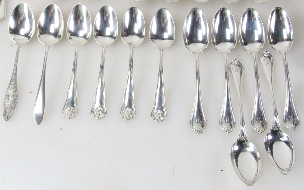Assorted Sterling Flatware and Child's Cup - 4