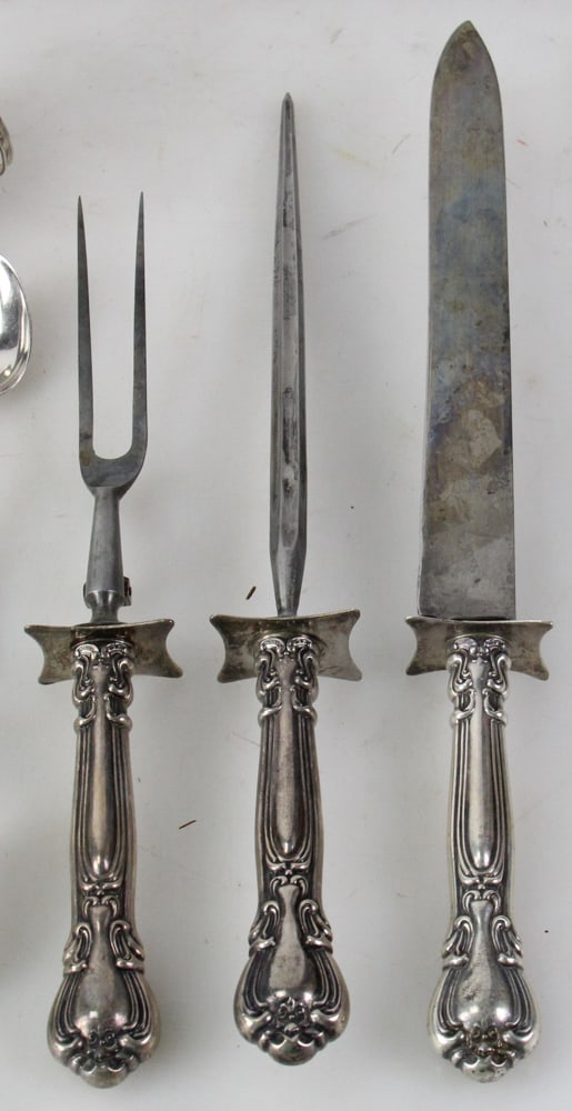 Assorted Sterling Flatware and Child's Cup - 8