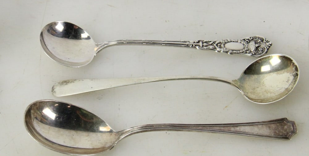 Assorted Sterling Flatware and Child's Cup - 9