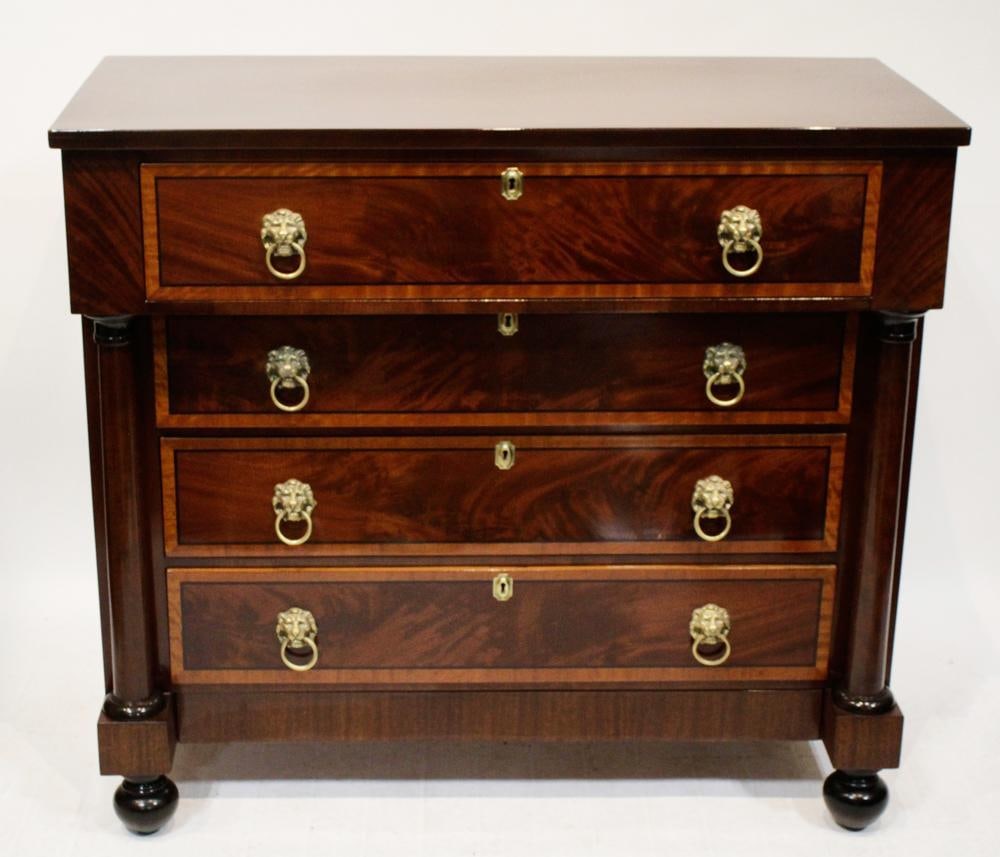 Neoclassical Mahogany Chest (1 of 13)