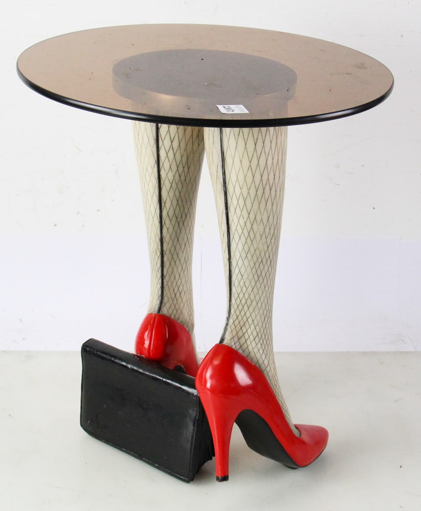 Marilyn Monroe Red Shoes Table - 6