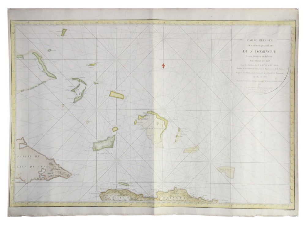 Carte Reduite de S. Domingue, Map/Chart, Dated 1784 (1 of 8)