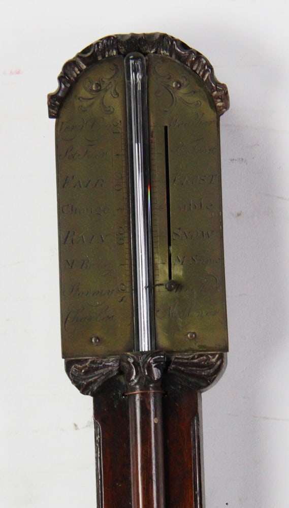 18thC Charles Molliner Barometer - 3