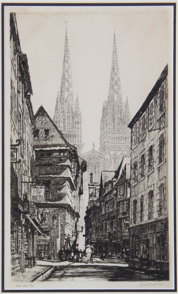 Three Etchings by Samuel Chamberlain - 10