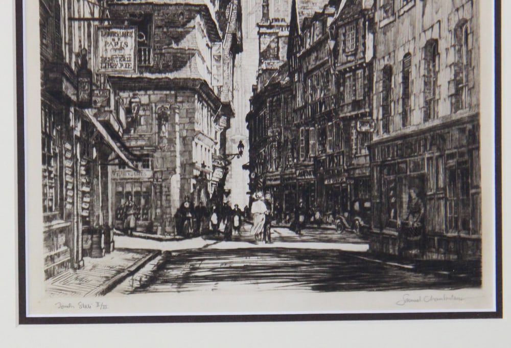 Three Etchings by Samuel Chamberlain - 11