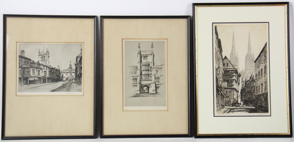 Three Etchings by Samuel Chamberlain - 2