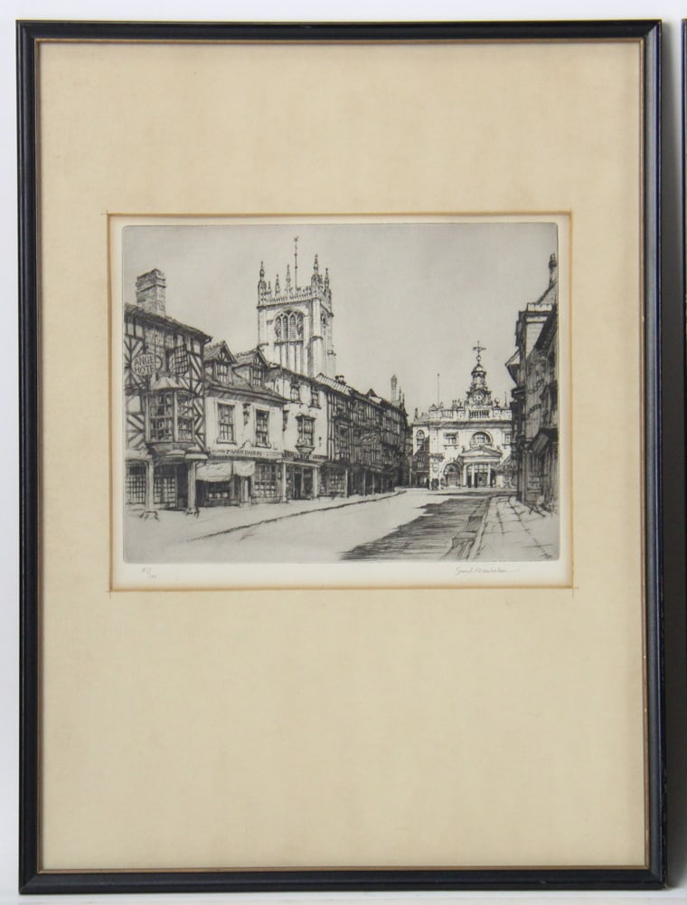 Three Etchings by Samuel Chamberlain - 3