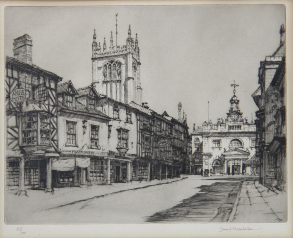 Three Etchings by Samuel Chamberlain - 4