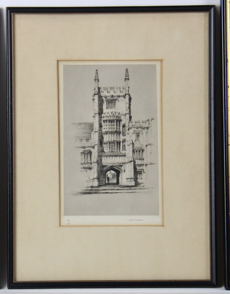 Three Etchings by Samuel Chamberlain - 6