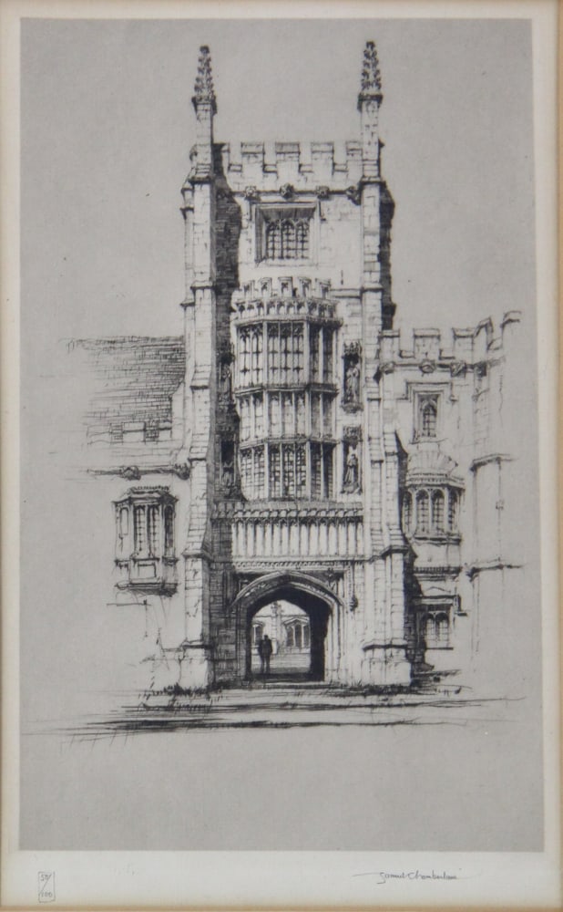 Three Etchings by Samuel Chamberlain - 7