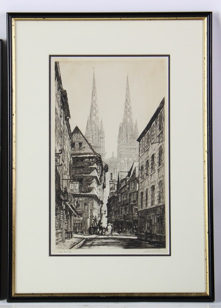 Three Etchings by Samuel Chamberlain - 9