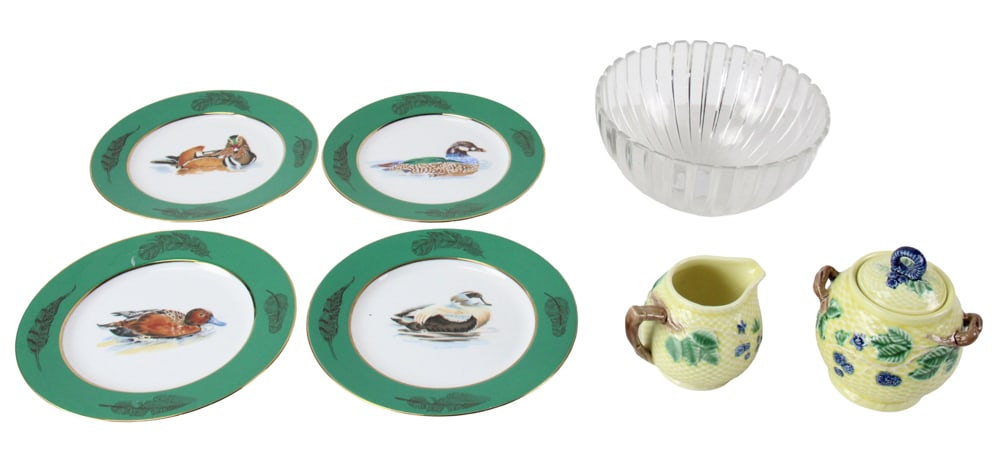 Bowl, Creamer/Sugar, and Plates, All Made for Tiffany and Co. (1 of 8)