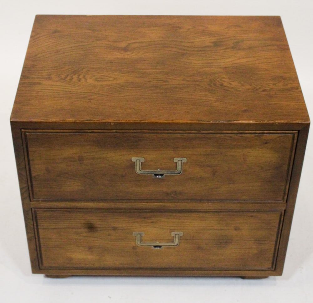 20thC Artefacts Two-Drawer Chest - 4