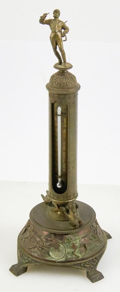 Brass Mercury Desk Thermometer (1 of 12)