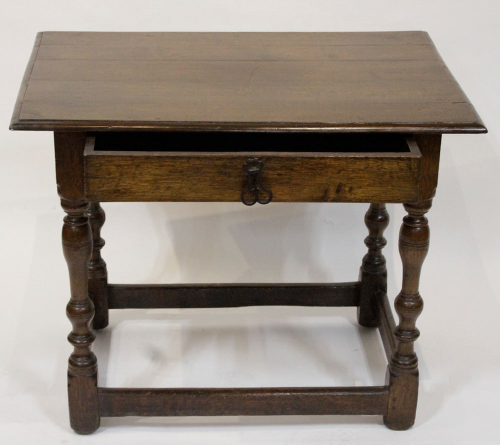 18thC Style Continental Provincial Side Table - 3