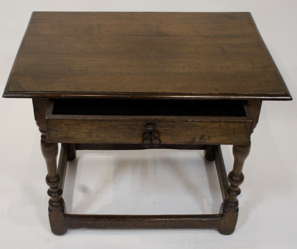 18thC Style Continental Provincial Side Table - 4