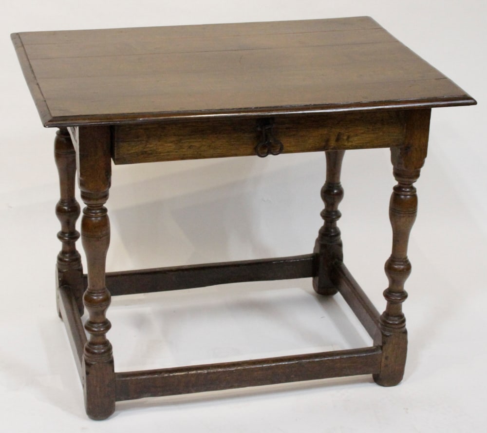 18thC Style Continental Provincial Side Table - 6