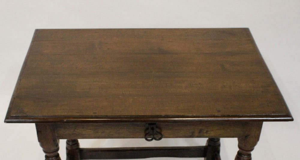 18thC Style Continental Provincial Side Table - 8